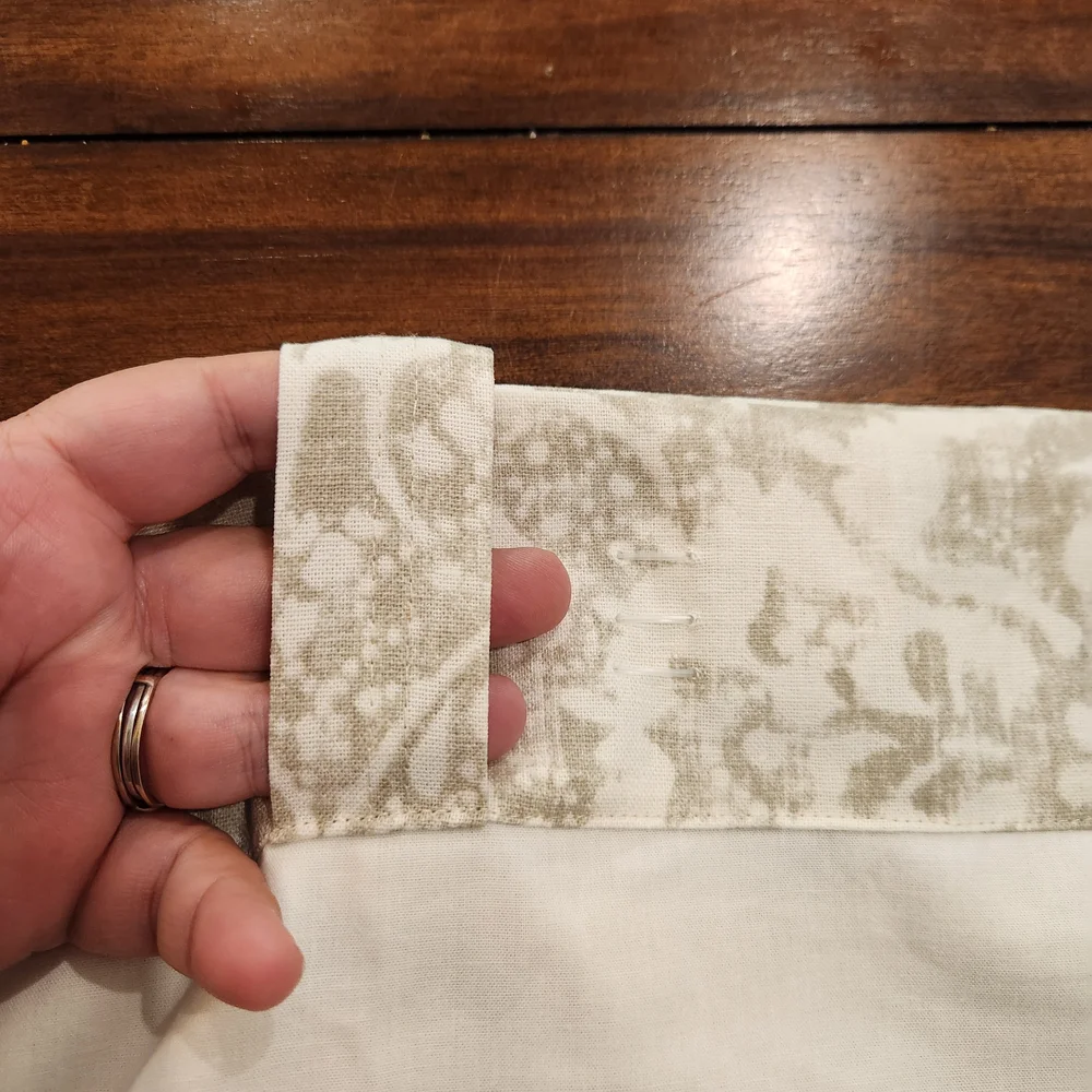 Pottery Barn Bernyce Flax Curtain 54x108